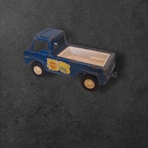 Antique Tootsie Toy Blue Toy Pick-up Truck 1969 Collectible